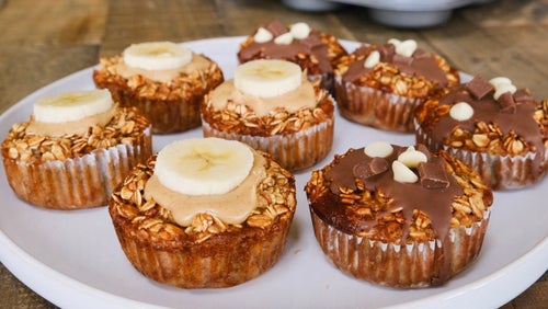 Gebackene Hafer Muffins | Frühstücksidee für deine Meal Prep