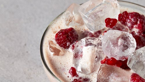 Vanille Himbeere Mahlzeitenersatz Shake