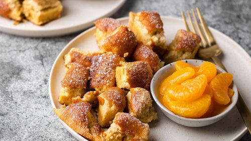 Protein Kaiserschmarrn mit Mandarinen-Kompott