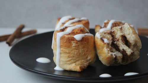 Kalorienarme Zimt-Brötchen