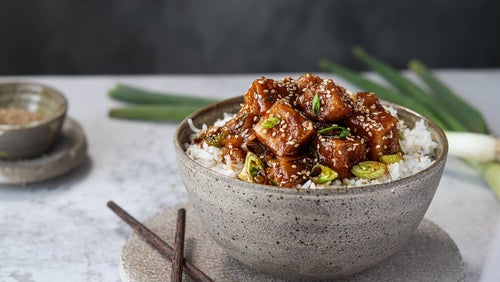 Süß-Sauer Knusper-Tofu | Vegane Hauptmahlzeit