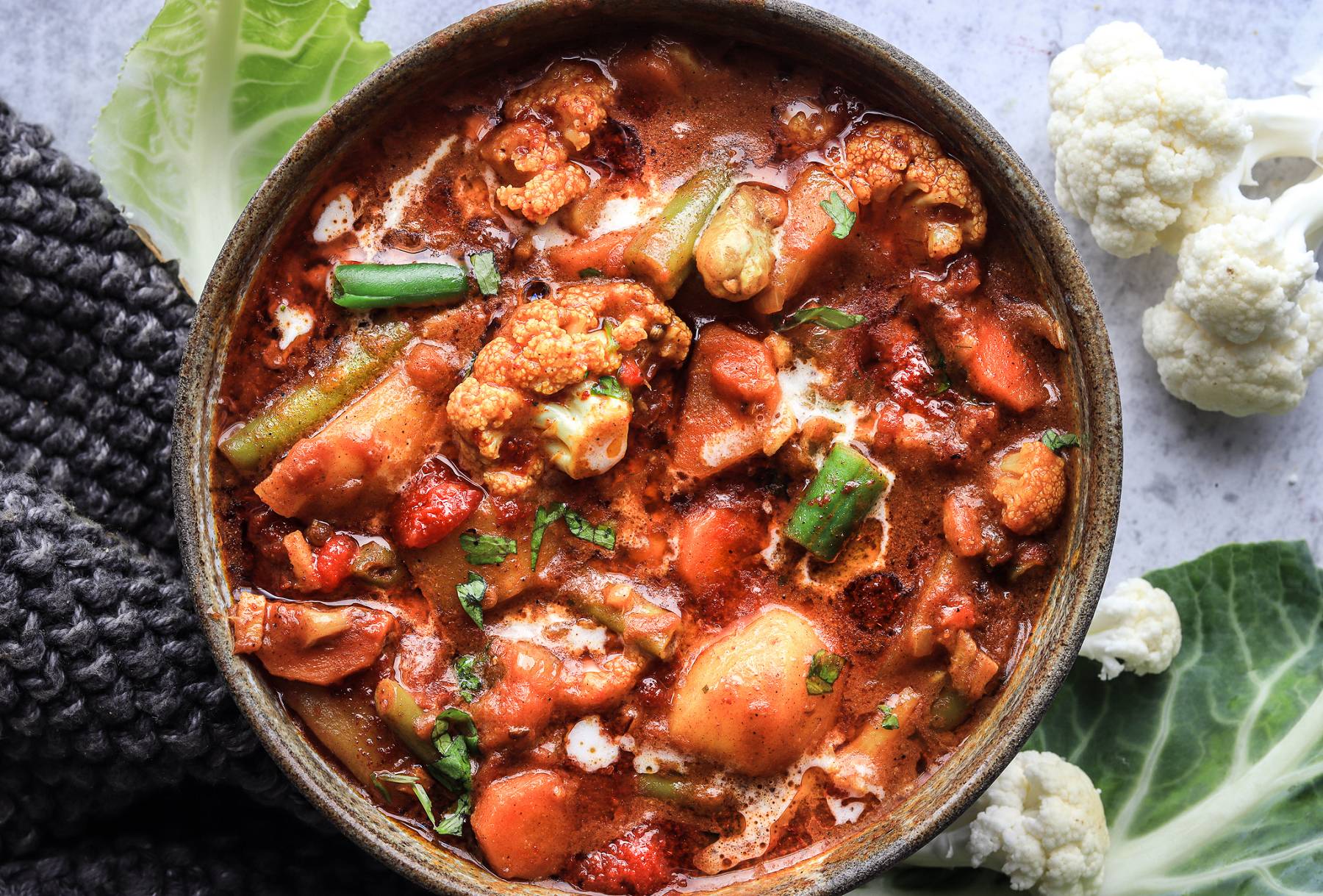 Veganes Blumenkohl Korma | Fertig in nur 20 Minuten