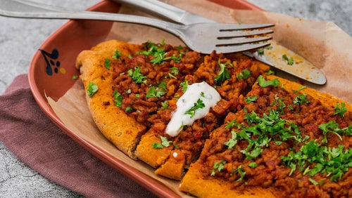 Selbstgemachte Pide mit Hackfleisch | Meal Prep Rezept