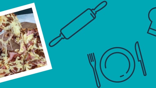 Makronährstoff-freundliche High Protein Pizza | Gesundes Fast Food Rezept