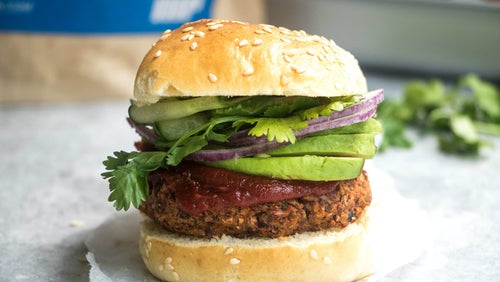 Chilli Limetten Puten Burger | Meal Prep Idee