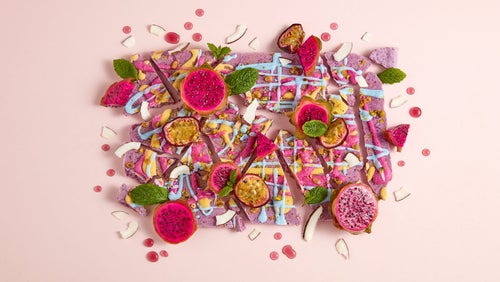 Frozen Joghurt Unicorn-Bark | Gesunder Protein-Snack