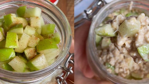 Toffee-Apple-Protein-Overnight-Oats