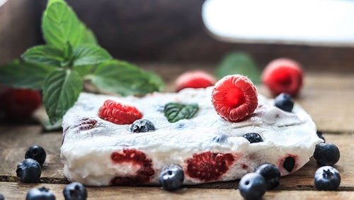 Vegane Frozen-Joghurt-Riegel