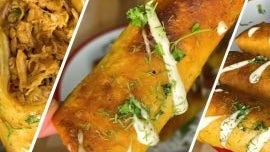 Proteinreiche Tortilla Frühlingsrollen
