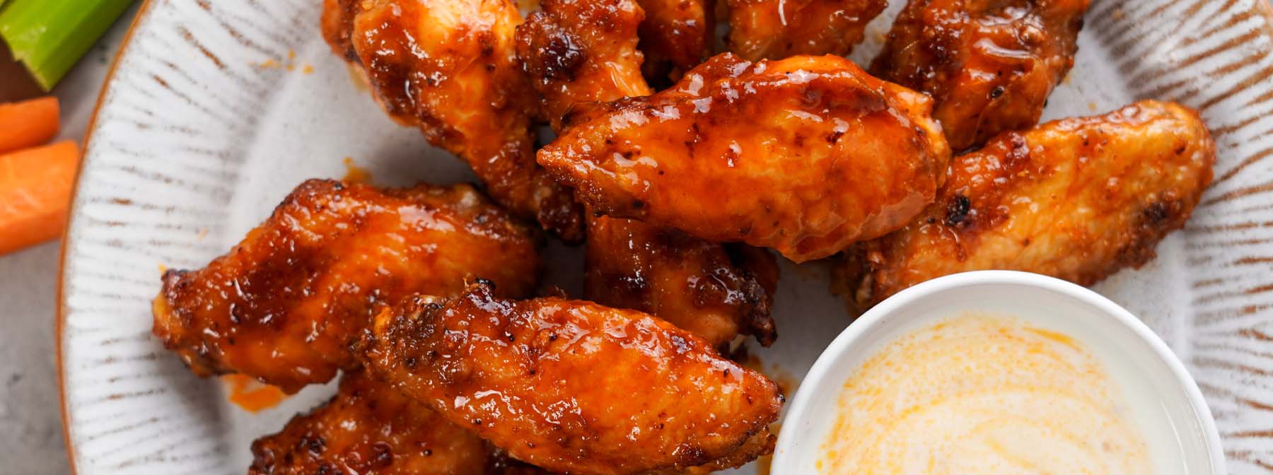 Buffalo Chicken Wings aus dem Air-Fryer