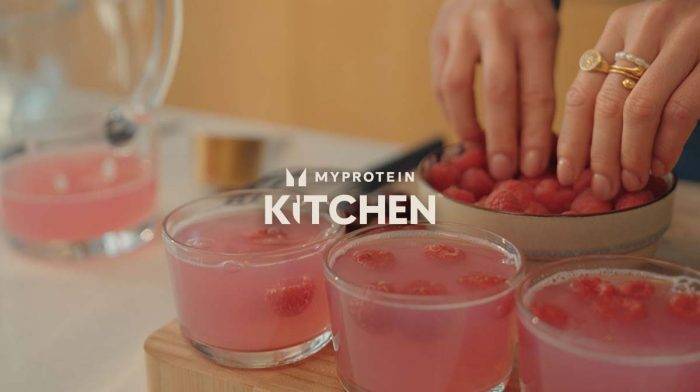 Himbeer Protein-Schälchen