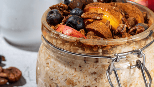 Apfelkuchen Overnight Oats