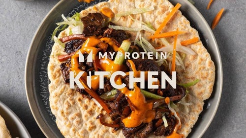 Würzige Rindfleisch Wraps auf koreanische Art