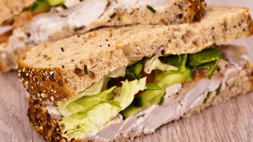 Hähnchensalat Sandwich Rezept
