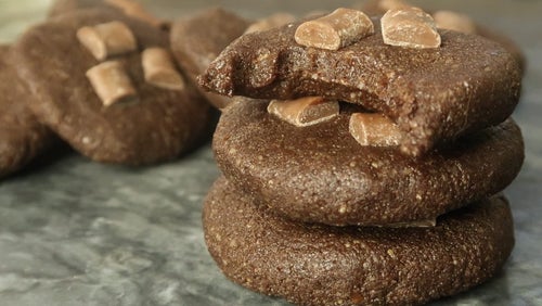 Gesunde Brownie Kekse ohne Backen | High Protein Cookies