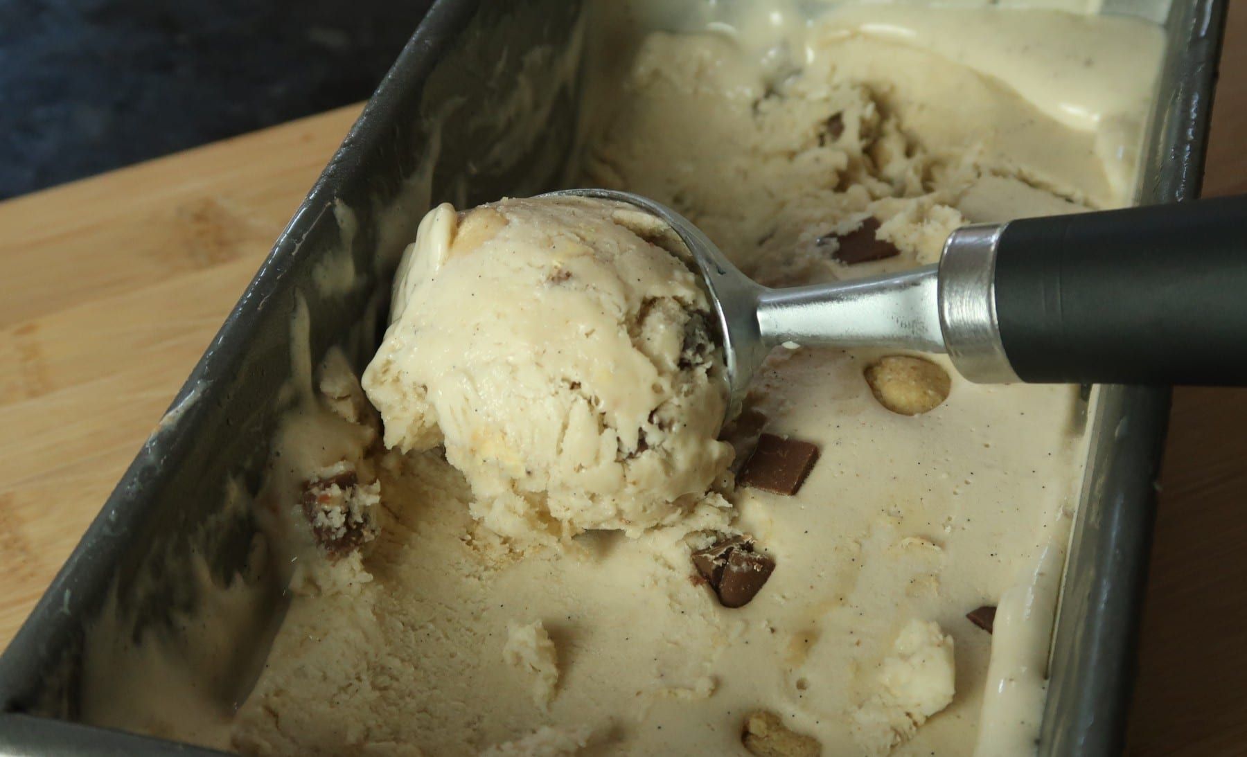 Proteinreiche Cookie Dough Eiscreme