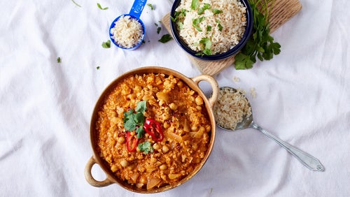Veganes Indisches Blumenkohl Curry | 15-Minuten Rezept