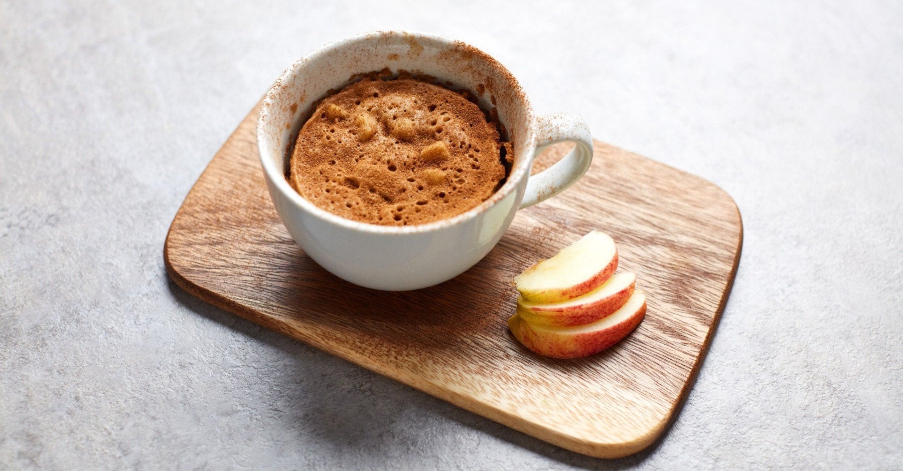 Gewürz-Apfel Protein Mug Cake