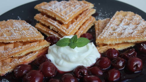 Kalorienarme Skyr Waffeln zum Selbermachen