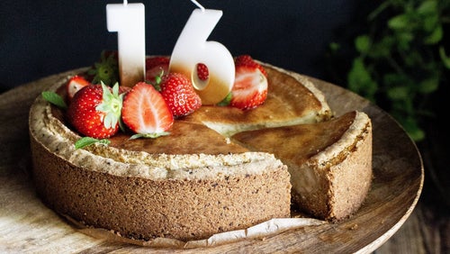 Erdbeer-Käsekuchen | Happy Birthday Myprotein