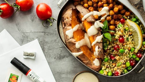 Bulgur Süßkartoffel Meal Prep