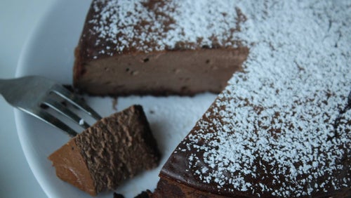 Proteinreicher Schokoladen Käsekuchen