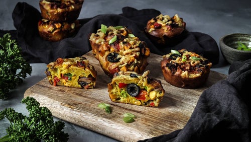 Vegane Frühstücksmuffins