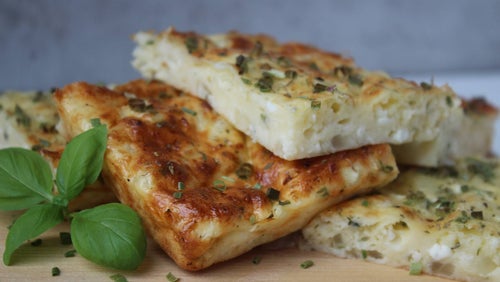Kalorienarme Käseschnitten | High Protein Snack