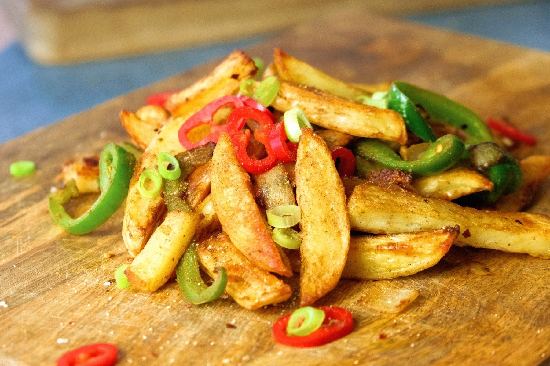 Kartoffelspalten mit Salz & Pfeffer | Fakeaway Rezepte