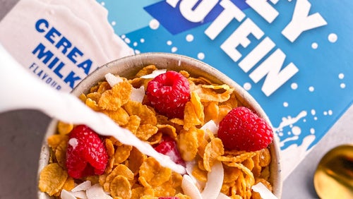 Dominiere den Morgen mit unserem Coffee Boost Whey & Cereal Milk