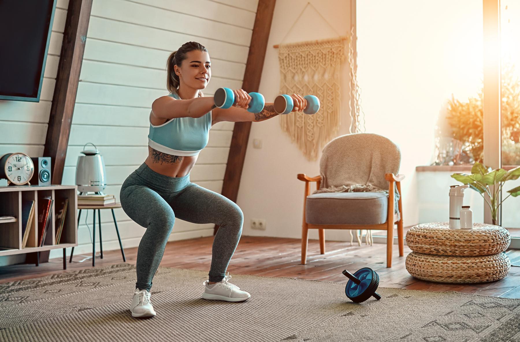 20 Minuten Kurzhantel Workout für Frauen