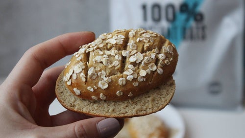 Kalorienarme Zimt-Haferbrötchen