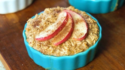 Baked Oats Apfelkuchen Rezept