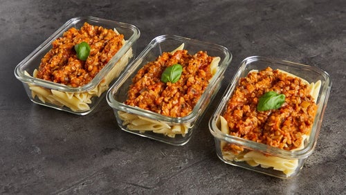 Vegane Linsen Bolognese | Meal Prep Rezept