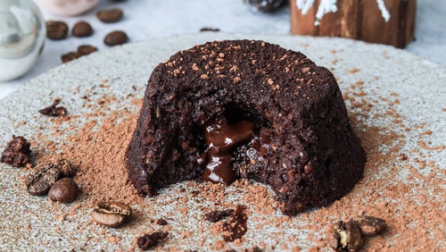 Lava Cake mit Schoko-Kaffee Geschmack | Kuchen Rezept