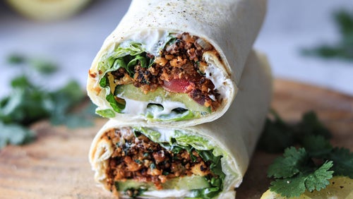 Veganer Wrap Falafel Style | Vegane Meal Prep