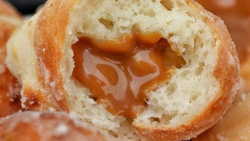 Kalorienarme Spekulatius Donut-Kugeln