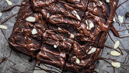 Kidneybohnen Chia Brownies | Veganes Dessert Rezept