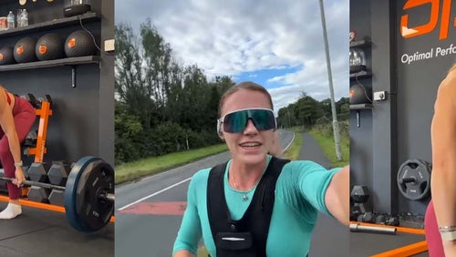 Eine Hybrid-Athletin teilt ihren Split-Trainingsplan