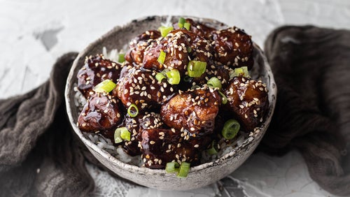 Tofu Huhn Asian Style | Meal Prep Rezept