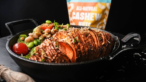 Hasselback Süßkartoffel