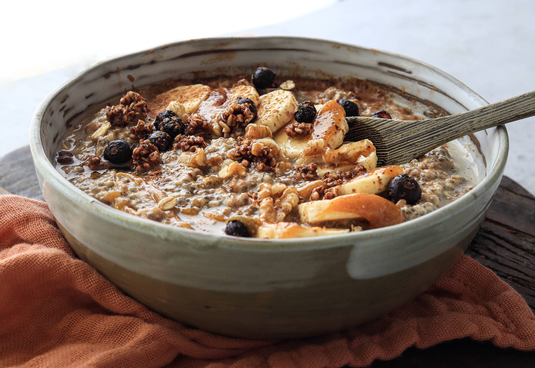 Bananen Chia Pudding