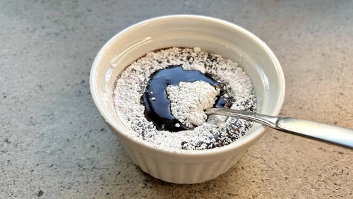 Selbstgemachter Lava Cake | Protein-Snack für Zwischendurch