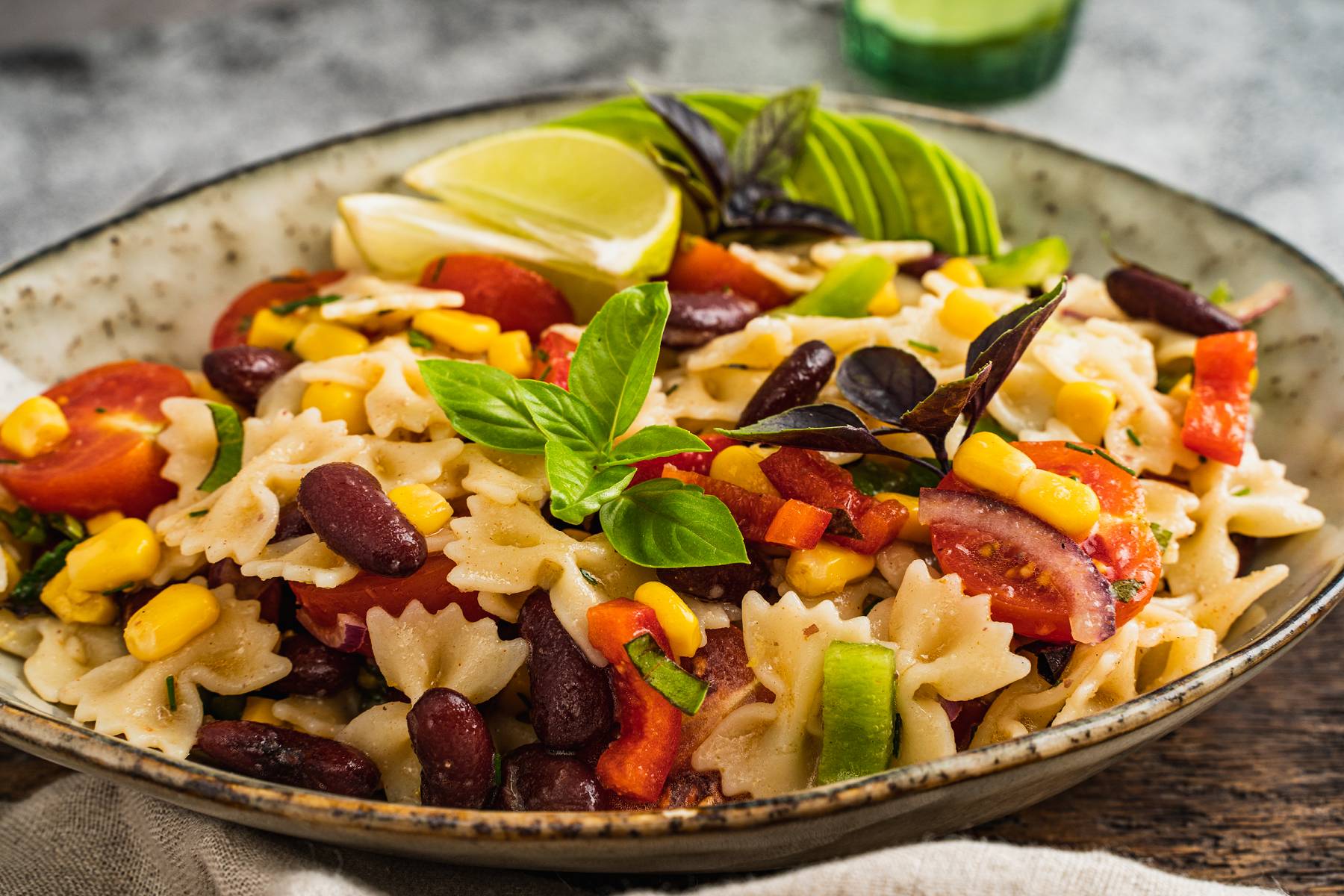Mexikanischer Nudelsalat | Meal-Prep-Rezept