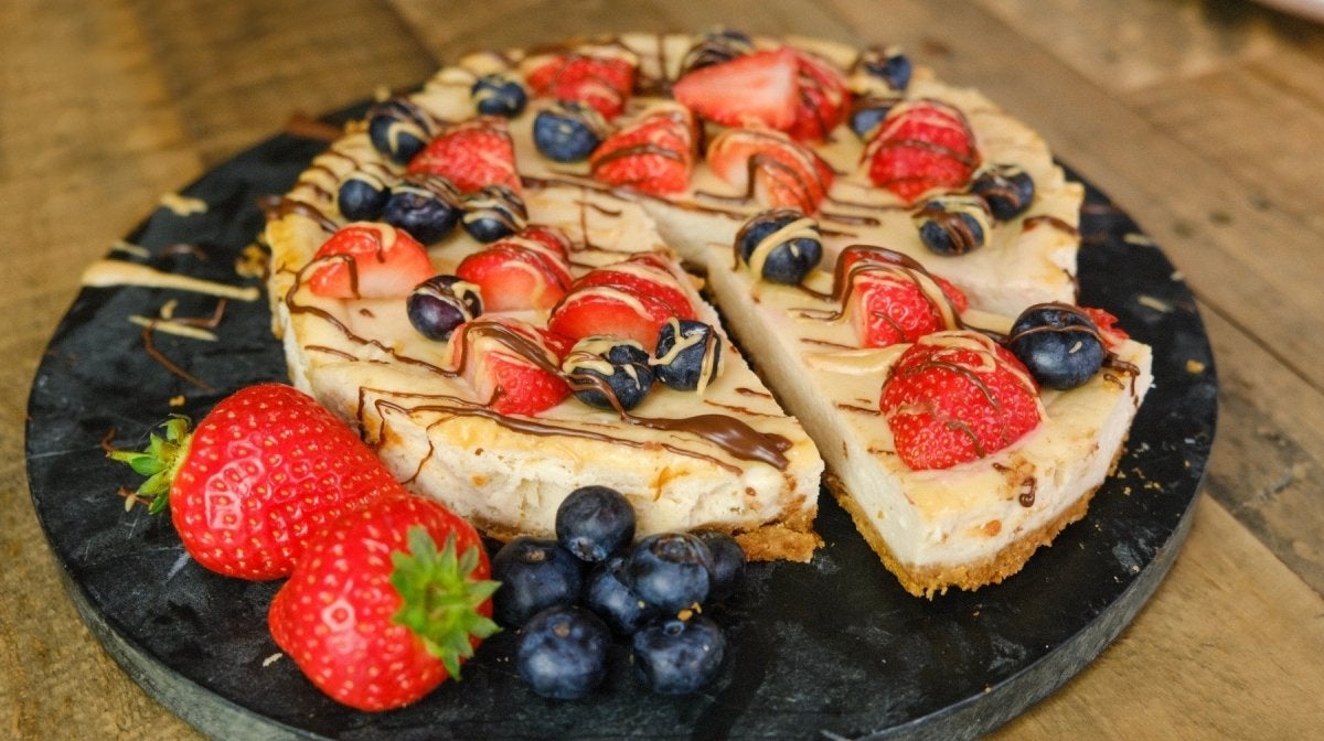 High-Protein Peanut Butter Cheesecake