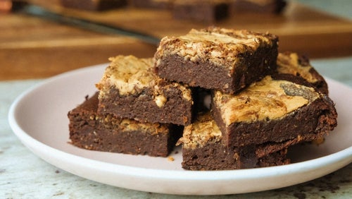 Peanut Butter Banana Brownies