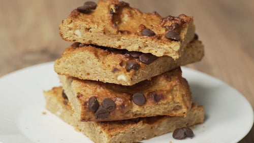 Tasty Vegan Blondies | High-Protein Chickpea Blondies