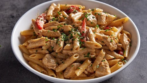 Creamy Cajun Chicken Pasta | High-Protein Meal Prep
