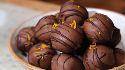 Chocolate Orange Energy Balls | High-Protein Pre-Workout Snack