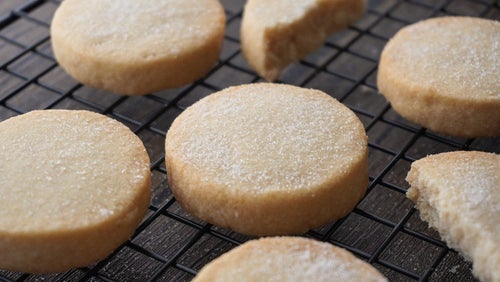 5-Ingredient Vegan Shortbread Cookies